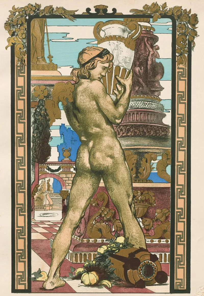 Porteur Damphore 2 Wall Art by Maurice Desvallières - High-Resolution Digital Print