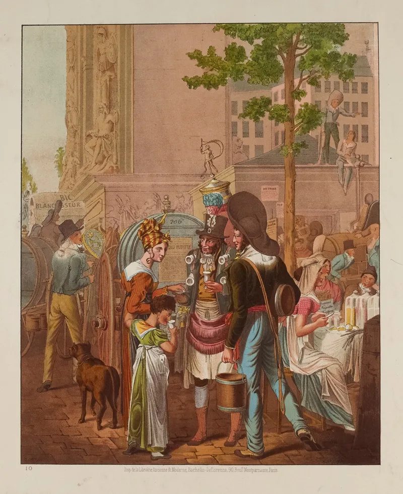 Porteur Deau 2 Wall Art by George Emmanuel Opiz ou Opitz - High-Resolution Digital Print