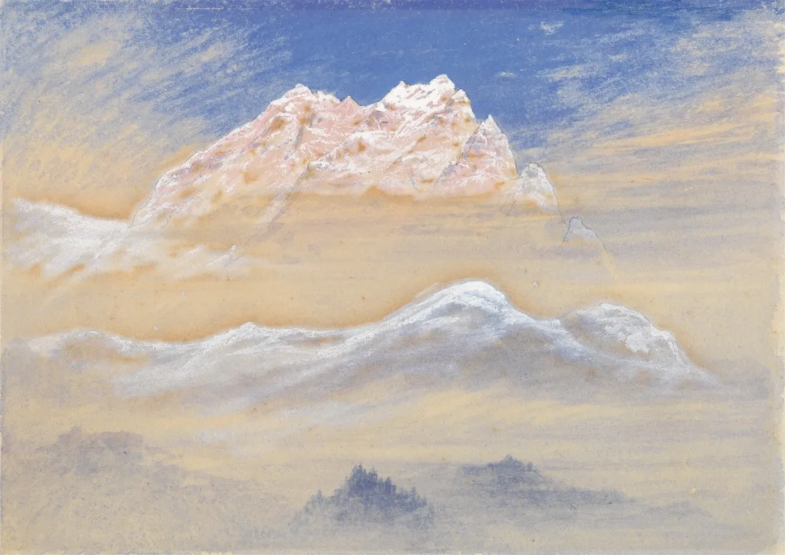 Portion Of The Chain Of The Terglon Alps As Seen From Near Rudmannsdorf Italy