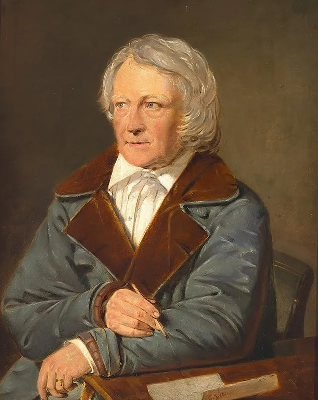 Portraet Af Bertel Thorvaldsen Wall Art by Christian Albrecht Jensen - High-Resolution Digital Print
