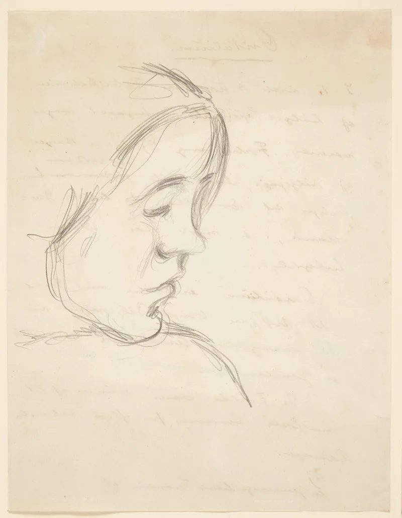 Portraet Af Bodil Kunstneren Soster