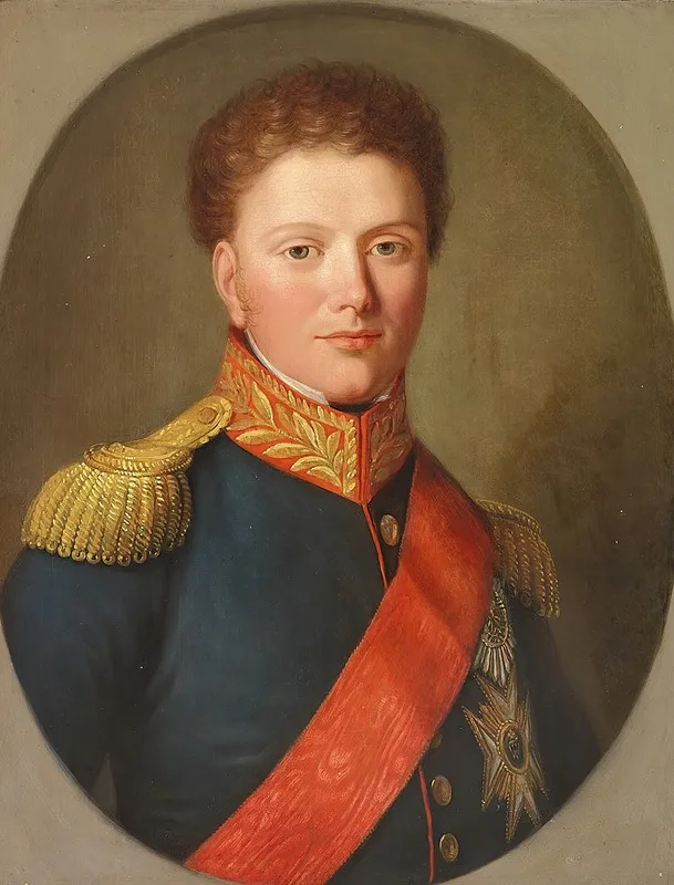 Portraet Af En Officer Wall Art by Christian Horneman - High-Resolution Digital Print
