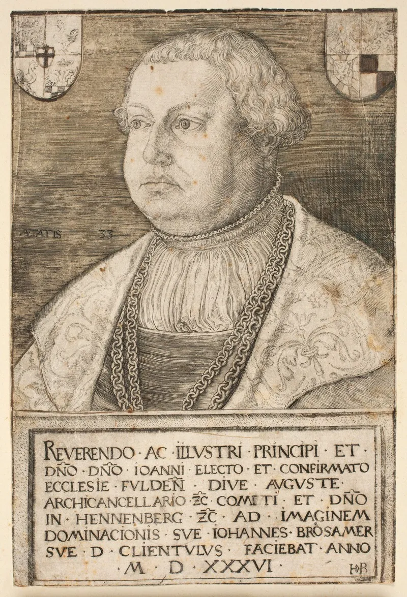 Portraet Af Johann Von Henneberg