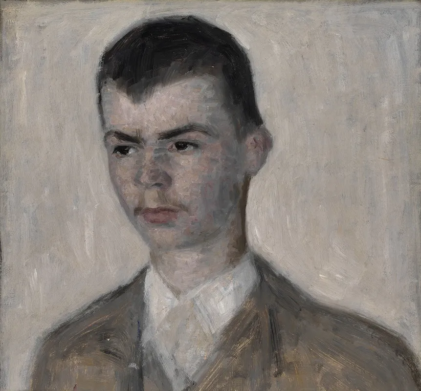 Portraet Af Kunstnerens Bror Svend Hammershoi