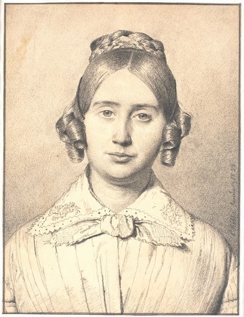 Portraet Af Kunstnerens Hustru Susanne Cecilie Fodt Kobke