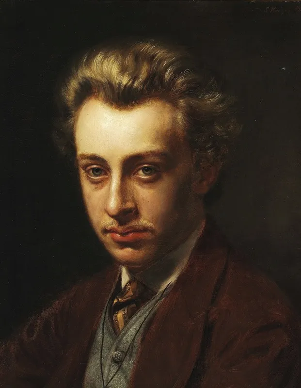 Portraet Af Maleren Frans Schwartz