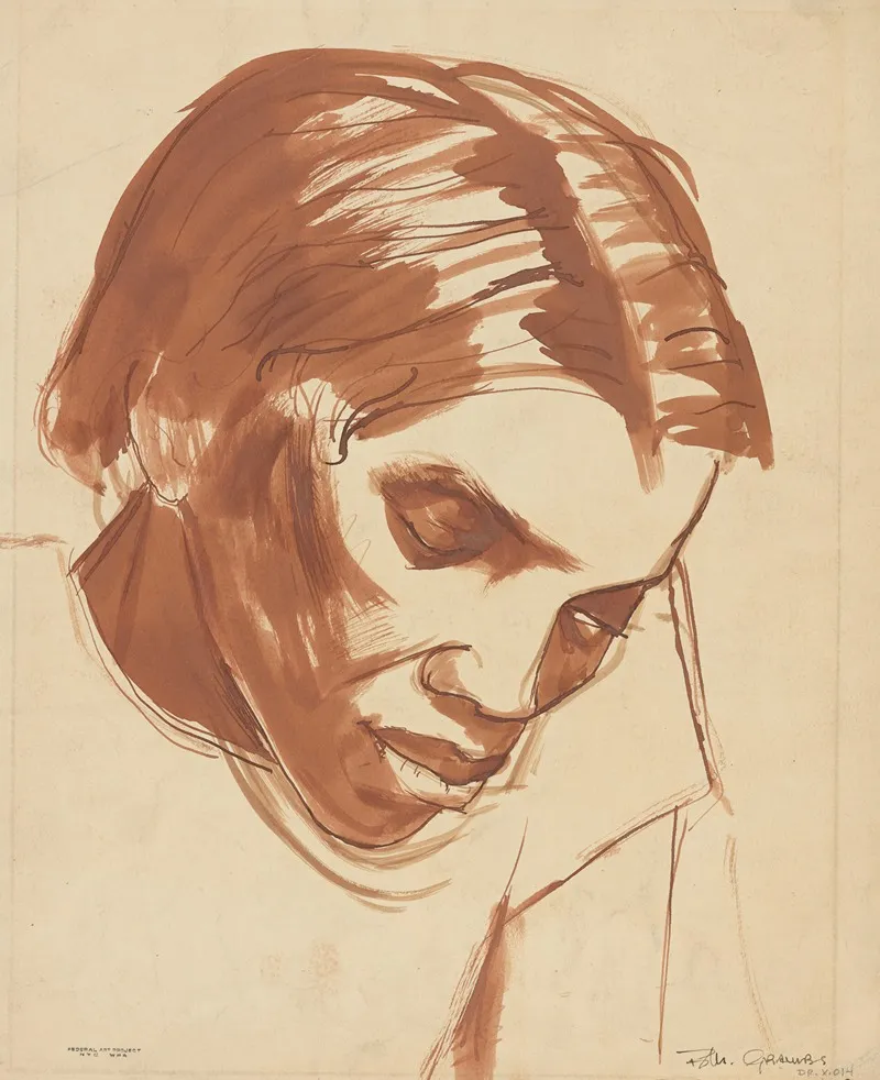 Portrait 9 Wall Art by Blanche Grambs - High-Resolution Digital Print