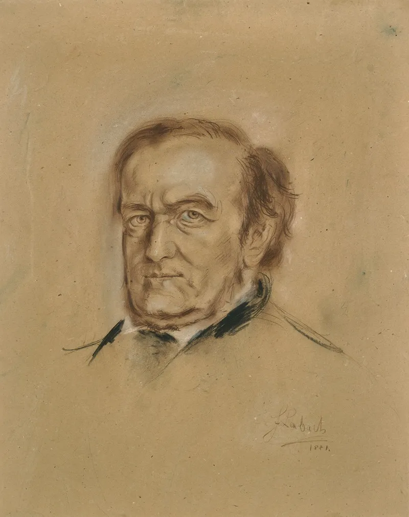 Portrait Bust Of Richard Wagner 1813 1883