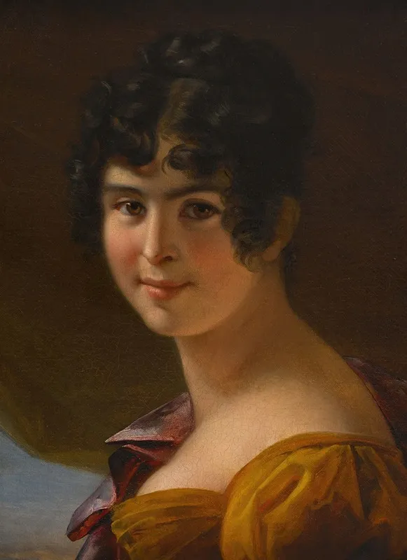 Portrait Dadele Foucher Wall Art by Julie Hugo - High-Resolution Digital Print
