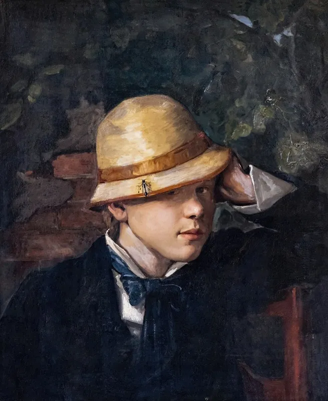 Portrait Daugustin Loubat Wall Art by Henri Loubat - High-Resolution Digital Print