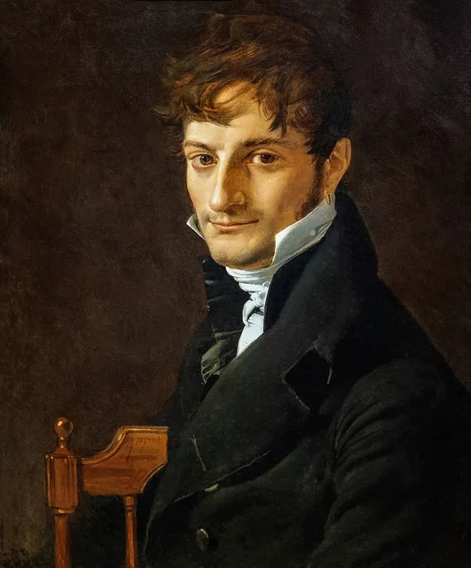 Portrait De Belveze Foulon Wall Art by Jean Auguste Dominique Ingres - High-Resolution Digital Print