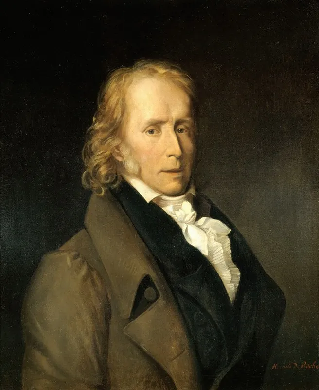 Portrait De Benjamin Constant 1767 1830 Ecrivain Et Homme Politique Wall Art by Hercule de Roche - High-Resolution Digital Print