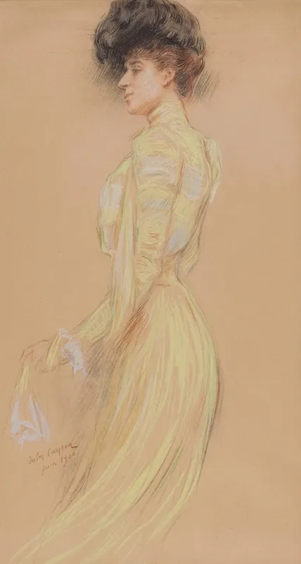 Portrait De Berthe Cerny Wall Art by Jules Cayron - High-Resolution Digital Print