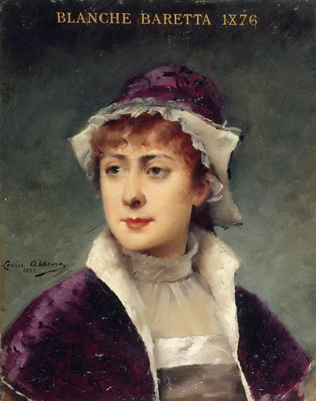 Portrait De Blanche Baretta 1855 1939 Societaire De La Comedie Francaise