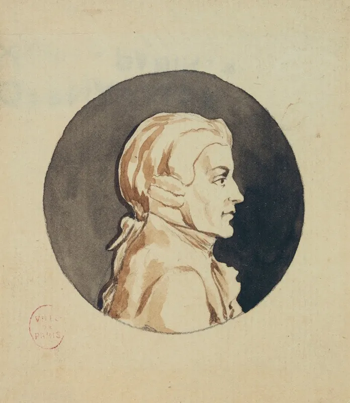 Portrait De Bordages Wall Art by Claude Bornet - High-Resolution Digital Print