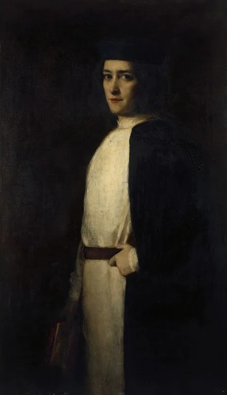 Portrait De Caroline Segond Weber 1867 1945 Societaire De La Comedie Francaise Dans Le Role De Danielo De La Reine Fiammette De Catulle Mendes Wall Art by Marie Villedieu - High-Resolution Digital Print