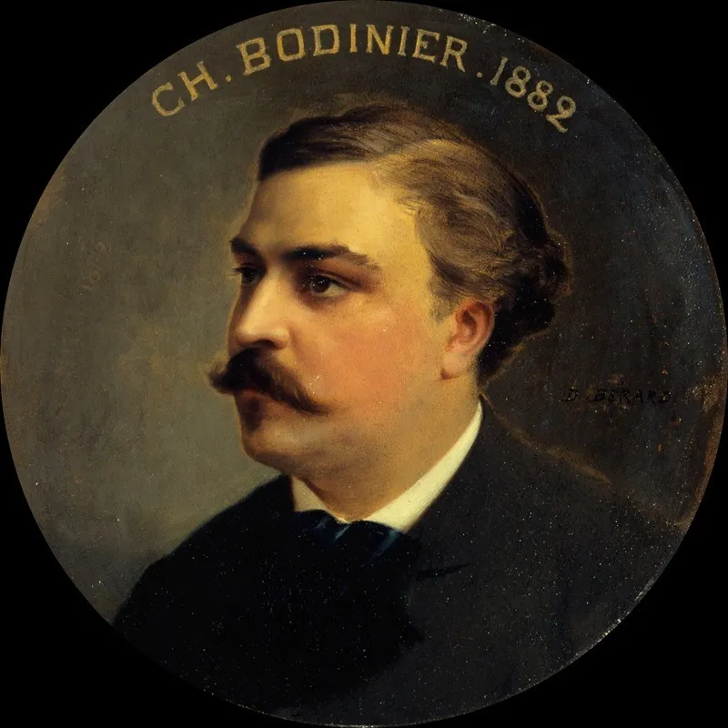 Portrait De Charles Bodinier 1844 1911 Caissier De La Comedie Francaise Wall Art by Daniel Bérard - High-Resolution Digital Print