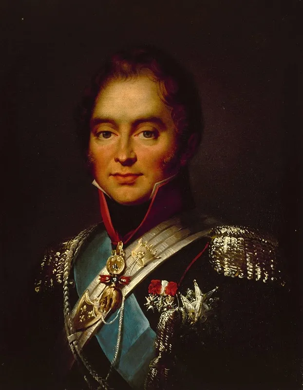Portrait De Charles Ferdinand Dartois Duc De Berry 1778 1820 Wall Art by Jean-Francois Thuaire - High-Resolution Digital Print
