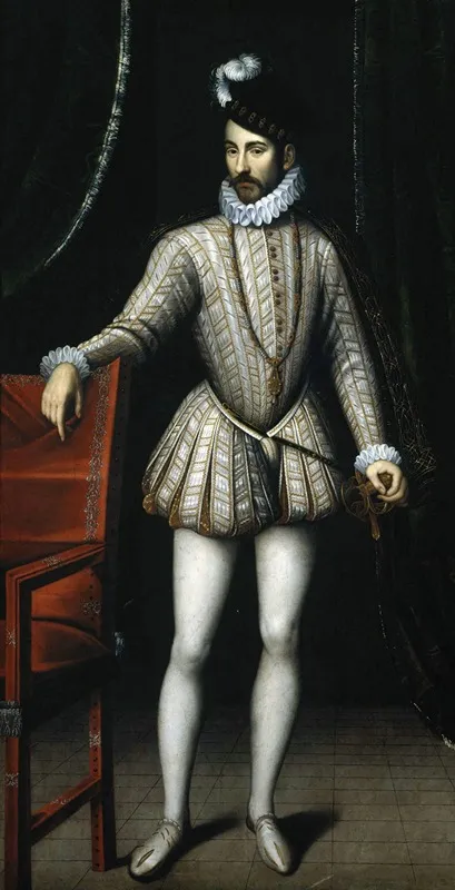 Portrait De Charles Ix 1550 1574 Roi De France Wall Art by François Clouet - High-Resolution Digital Print