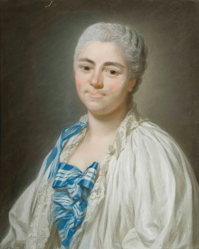 Portrait De Charlotte Boutin Vicomtesse De Montboissier Wall Art by Alexander Roslin - High-Resolution Digital Print