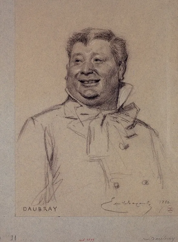 Portrait De Daubray Acteur Du Palais Royal 3
