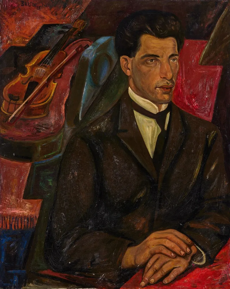 Portrait De Dimitri Snegaroff Wall Art by Victor Barthe - High-Resolution Digital Print