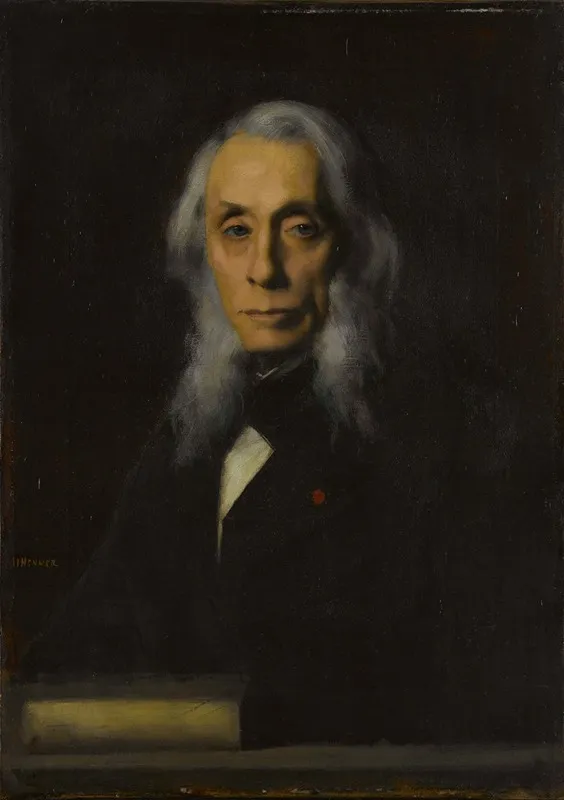 Portrait De Felix Ravaisson Mollien Wall Art by Jean-Jacques Henner - High-Resolution Digital Print