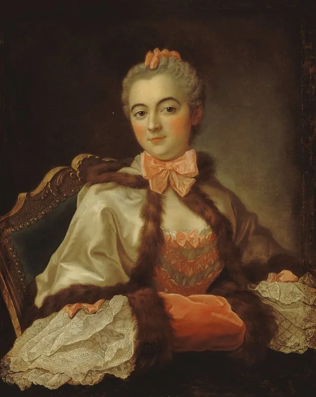 Portrait De Femme 10 Wall Art by Pierre Allais - High-Resolution Digital Print