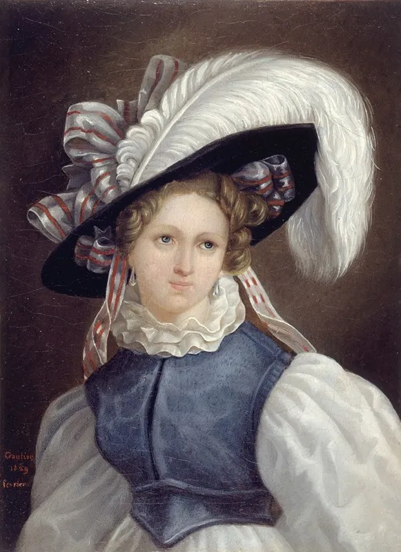 Portrait De Femme 22 Wall Art by Théophile Gautier - High-Resolution Digital Print