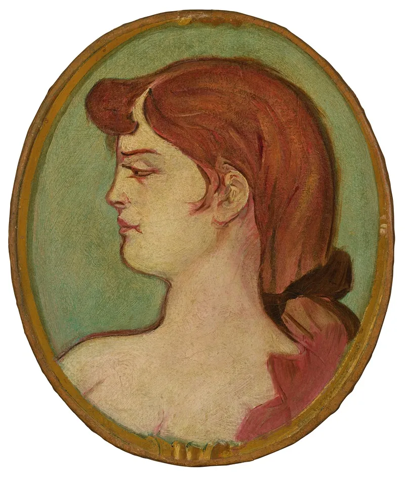 Portrait De Femme 41 Wall Art by Henri de Toulouse-Lautrec - High-Resolution Digital Print