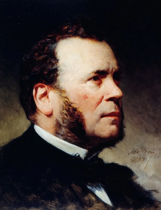 Portrait De Ferdinand Barrot 1806 1883 Homme Politique