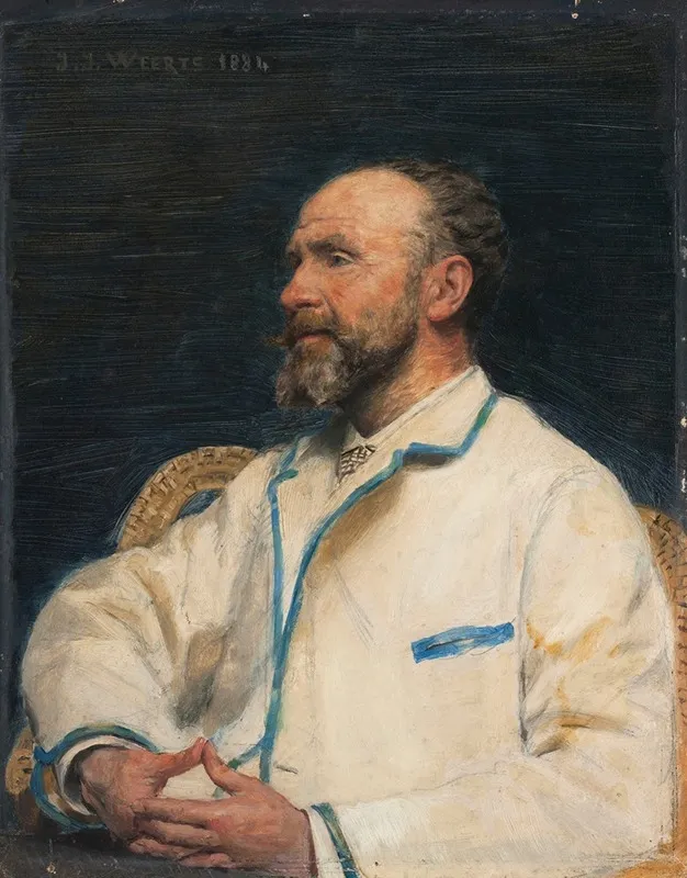 Portrait De Firmin Javel Wall Art by Jean Joseph Weerts - High-Resolution Digital Print