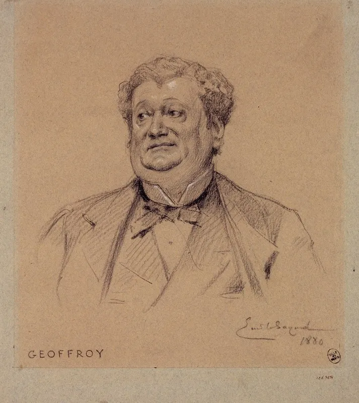 Portrait De Geoffroy Acteur Du Palais Royal