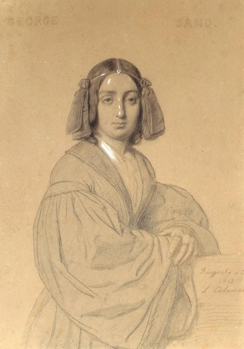 Portrait De George Sand 3