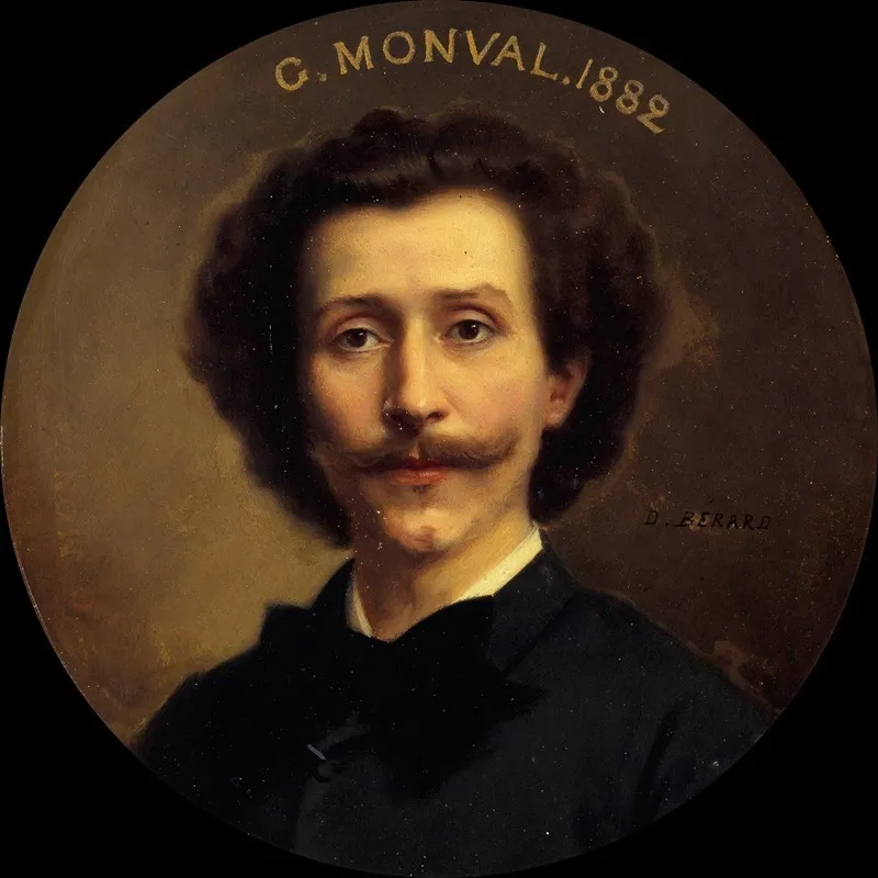 Portrait De Georges Monval 1845 1910 Archiviste Bibliothecaire De La Comedie Francaise Wall Art by Daniel Bérard - High-Resolution Digital Print