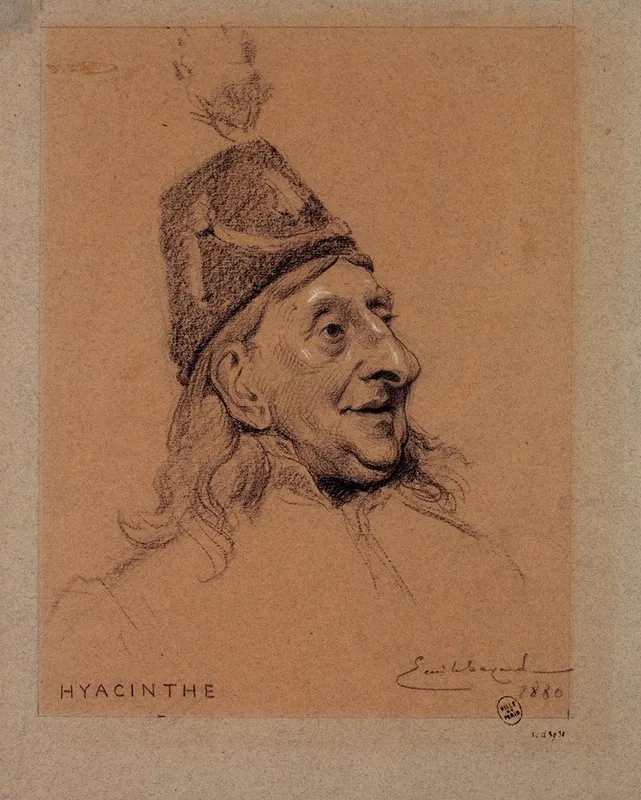 Portrait De Hyacinthe Acteur Du Palais Royal