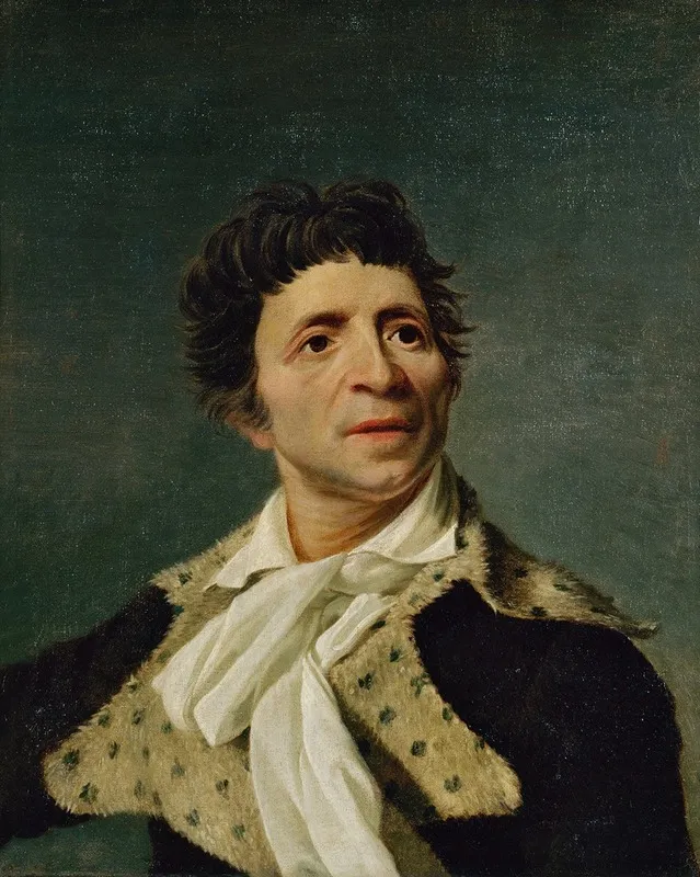 Portrait De Jean Paul Marat 1743 1793 Homme Politique Wall Art by Joseph Boze - High-Resolution Digital Print