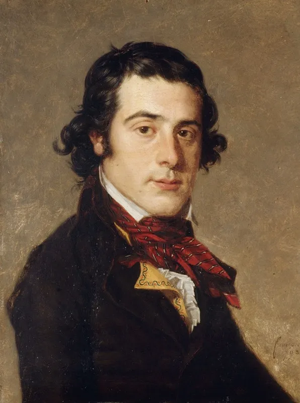 Portrait De Jean Soubeiran Wall Art by Henri J François - High-Resolution Digital Print