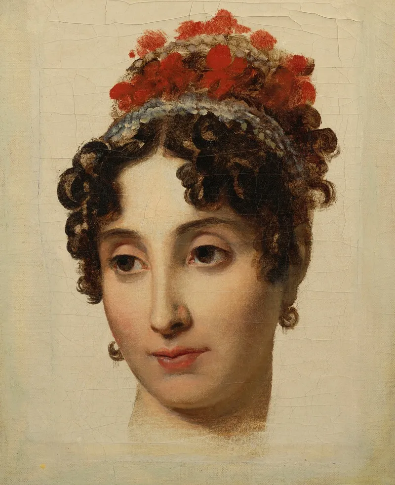Portrait De Jeune Femme 12 Wall Art by François Gérard - High-Resolution Digital Print
