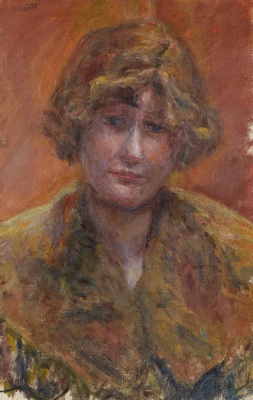 Portrait De Jeune Fille Etude Wall Art by Pierre Bonnard - High-Resolution Digital Print