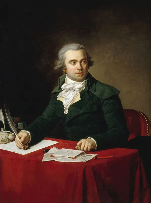 Portrait De Jules Francois Pare President Du Tribunal Du Ive Arrondissement Ministre De Linterieur De 1793 A 1794 Wall Art by Jean-Louis Laneuville - High-Resolution Digital Print