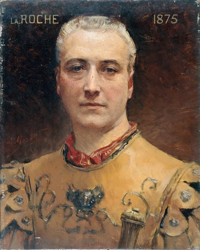 Portrait De Jules Laroche 1841 1925 Societaire De La Comedie Francaise En Costume De Scene