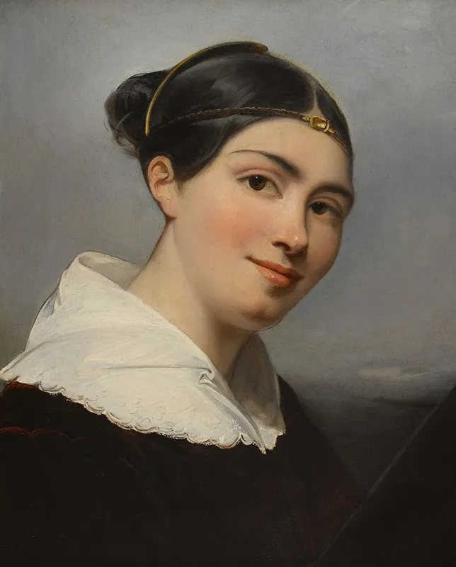 Portrait De Julie Duvidal De Montferrier Wall Art by François Gérard - High-Resolution Digital Print