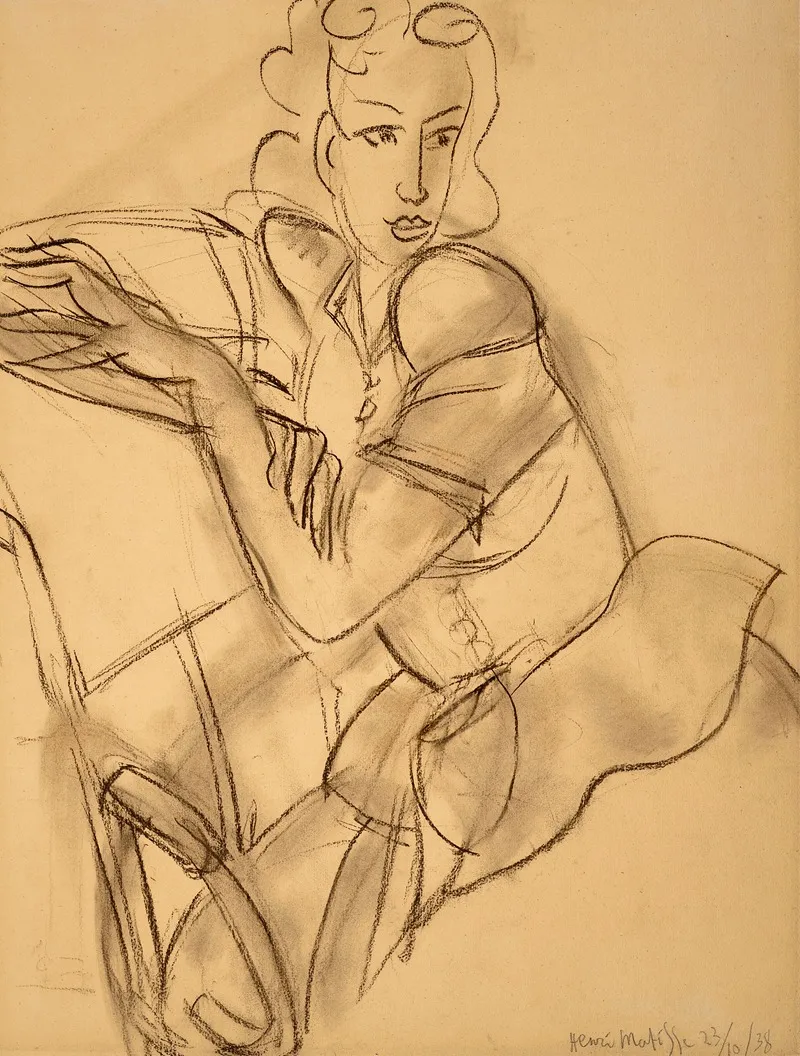 Portrait De La Princesse Galitzine 2 Wall Art by Henri Matisse - High-Resolution Digital Print