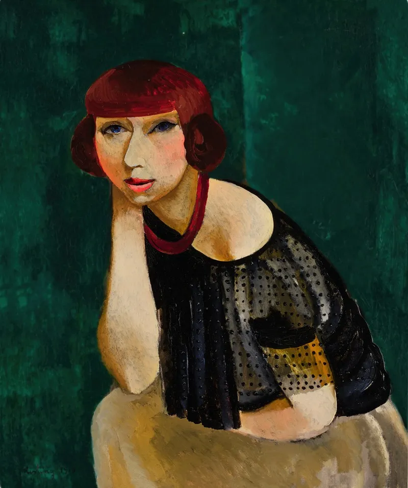 Portrait De La Soeur De Mme Renee Kisling