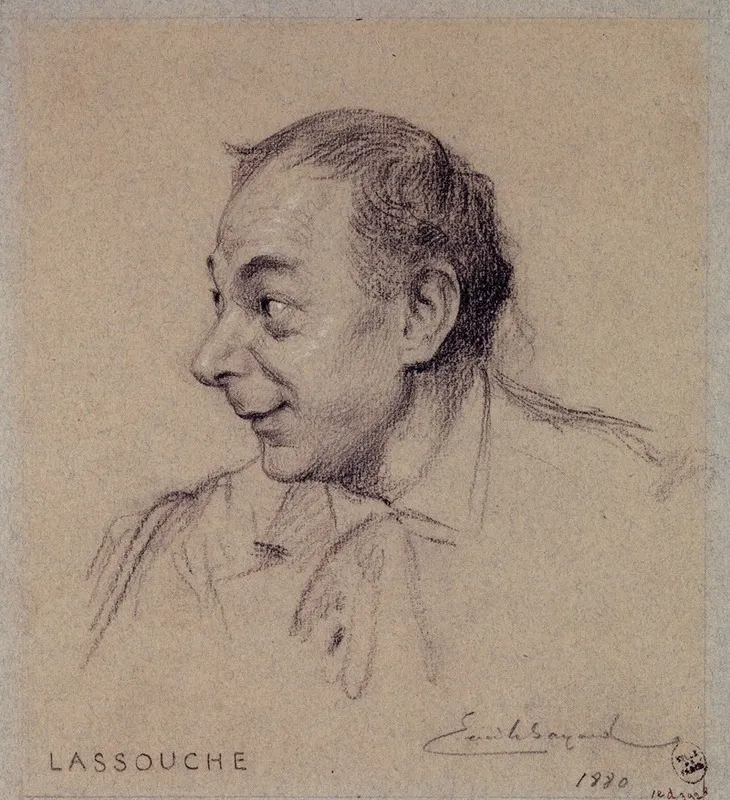 Portrait De Lassouche Acteur Du Palais Royal