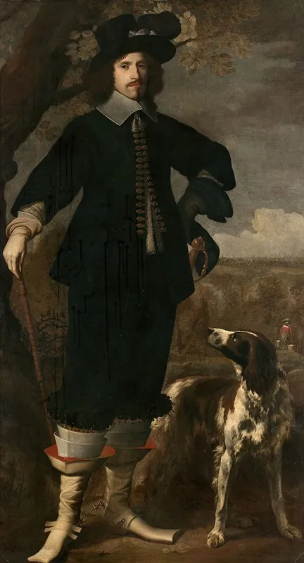 Portrait De Lodewijk Filips †1682 9e Comte Degmont Et 6e Prince De Gavere Wall Art by Simon Peter Tilemann - High-Resolution Digital Print
