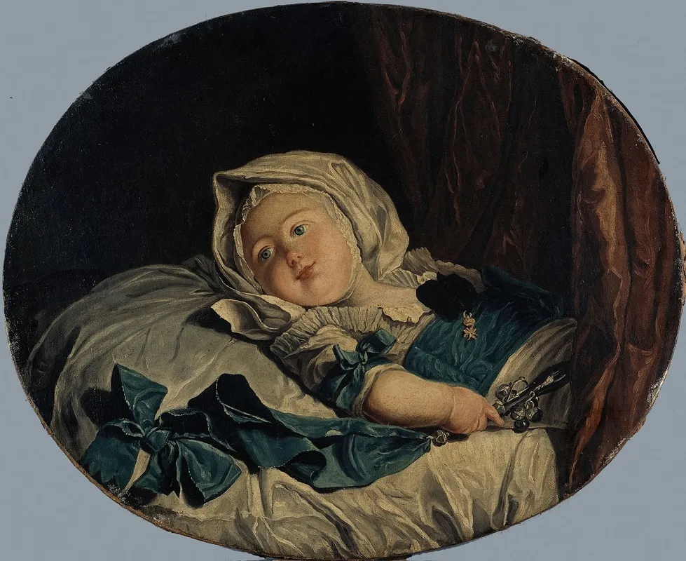 Portrait De Louis Antoine De Bourbon Duc Dangouleme Wall Art by Michel-Honoré Bounieu - High-Resolution Digital Print
