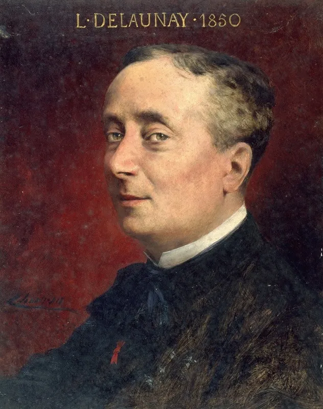 Portrait De Louis Delaunay Pere 1826 1903 Societaire De La Comedie Francaise