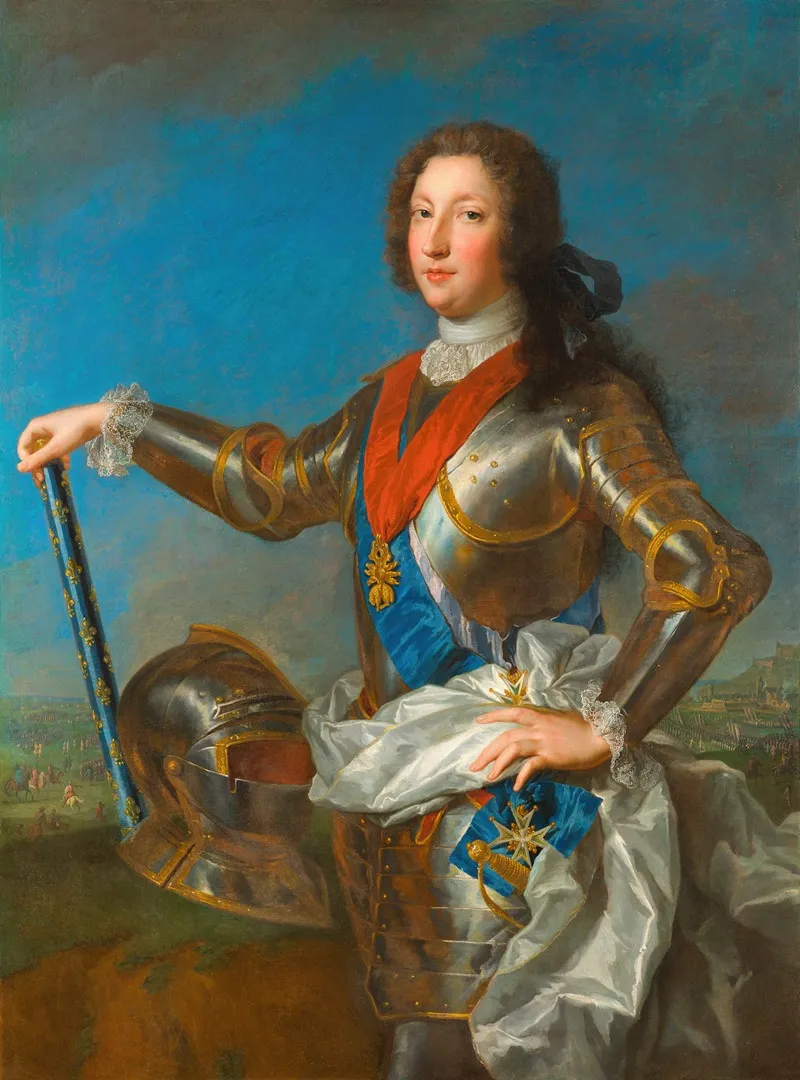 Portrait De Louis Duc Dorleans Wall Art by Alexis Simon Belle - High-Resolution Digital Print